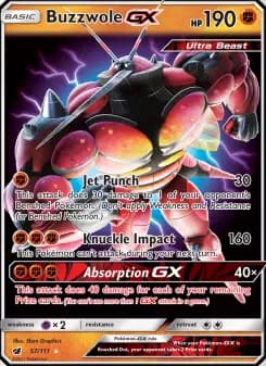 Carta Buzzwole GX