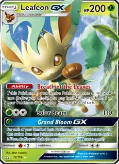 Carta Leafeon GX