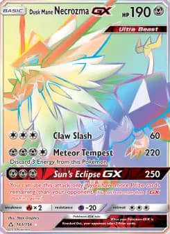 Carta Dusk Mane Necrozma GX