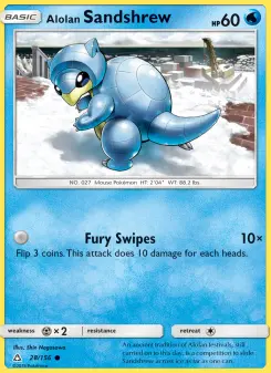 Carta Alolan Sandshrew