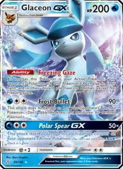 Carta Glaceon GX