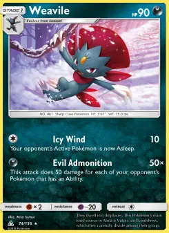 Carta Weavile