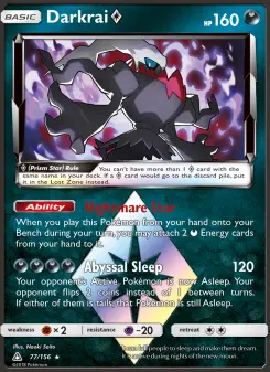 Carta Darkrai ◇