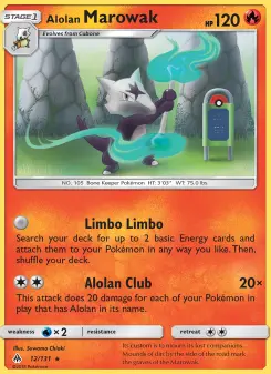 Carta Alolan Marowak
