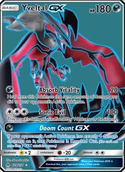 Carta Yveltal GX