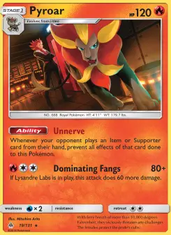 Carta Pyroar