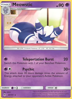 Carta Meowstic