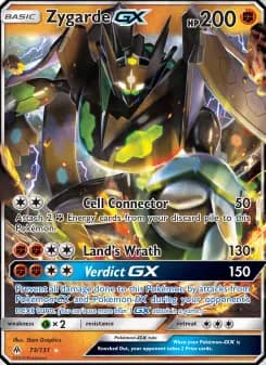 Carta Zygarde GX