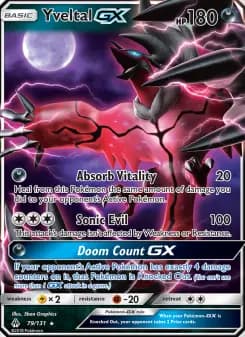 Carta Yveltal GX
