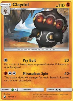 Carta Claydol