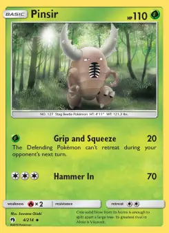 Carta Pinsir