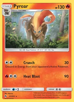 Carta Pyroar