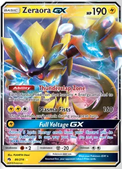 Carta Zeraora GX