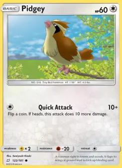 Carta Pidgey