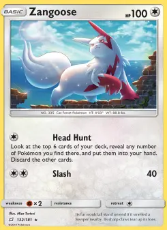Carta Zangoose
