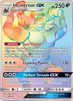 Carta Incineroar GX