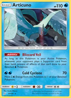 Carta Articuno