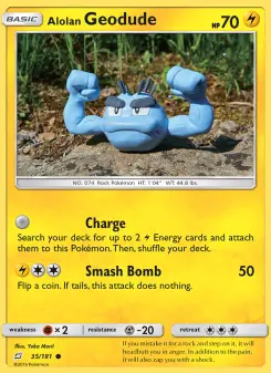 Carta Alolan Geodude
