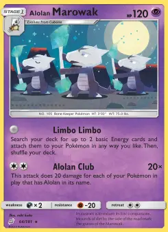 Carta Alolan Marowak