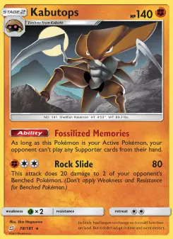 Carta Kabutops
