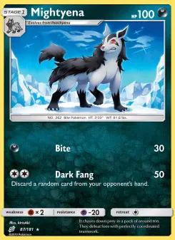 Carta Mightyena