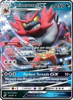 Carta Incineroar GX
