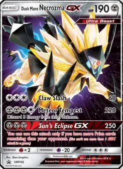 Carta Dusk Mane Necrozma GX