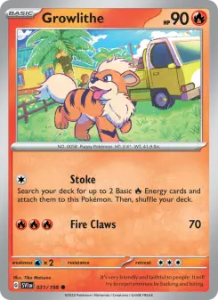 Carta Growlithe