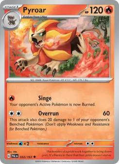 Carta Pyroar