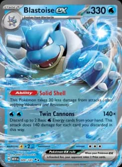 Carta Blastoise ex