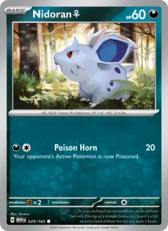 Carta Nidoran♀