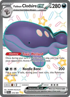 Carta Paldean Clodsire ex