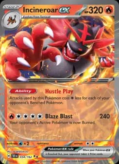 Carta Incineroar ex