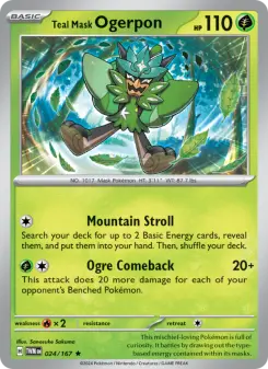 Carta Teal Mask Ogerpon