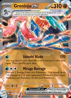 Carta Greninja ex