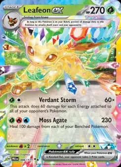 Carta Leafeon ex