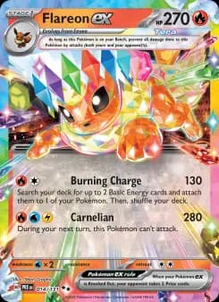 Carta Flareon ex