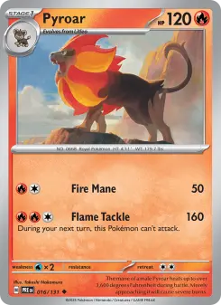 Carta Pyroar