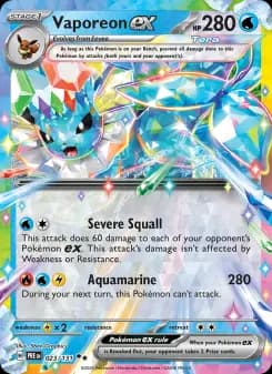 Carta Vaporeon ex
