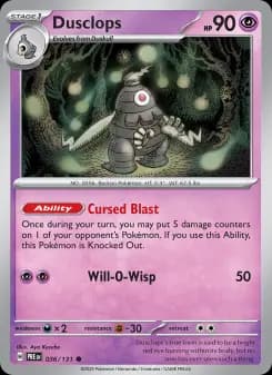 Carta Dusclops