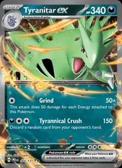 Carta Tyranitar ex