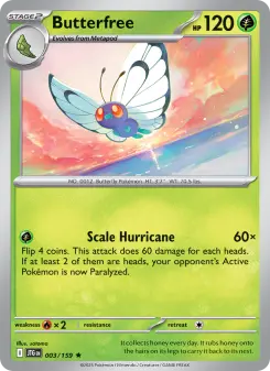 Carta Butterfree