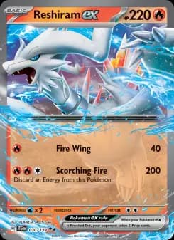 Carta Reshiram ex