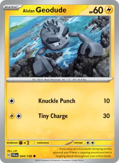 Carta Alolan Geodude