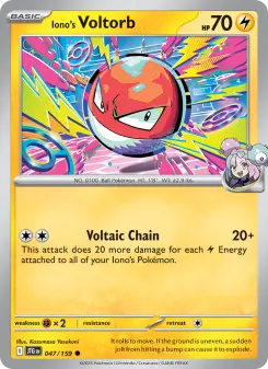 Carta Iono's Voltorb