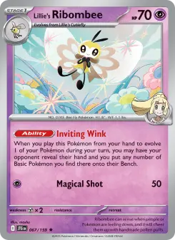 Carta Lillie's Ribombee