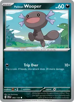 Carta Paldean Wooper