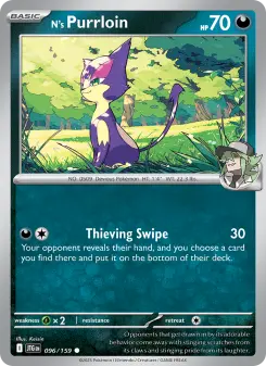 Carta N's Purrloin