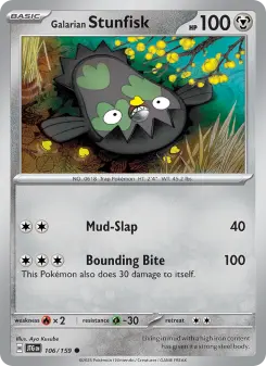 Carta Galarian Stunfisk