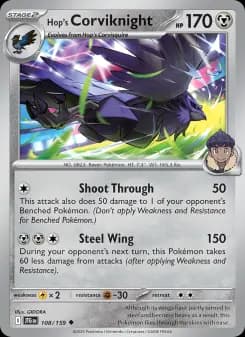 Carta Hop's Corviknight